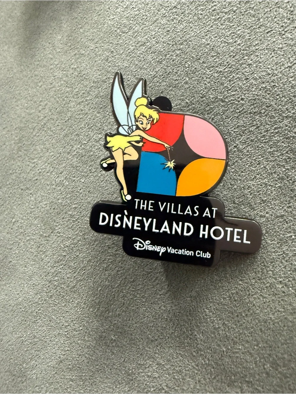 Disney Tinker Bell Hotel Villas Pin Set - Yellow, Blue, Red, Green